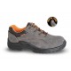 Soft suede shoe, perforated 7210BKK Beta